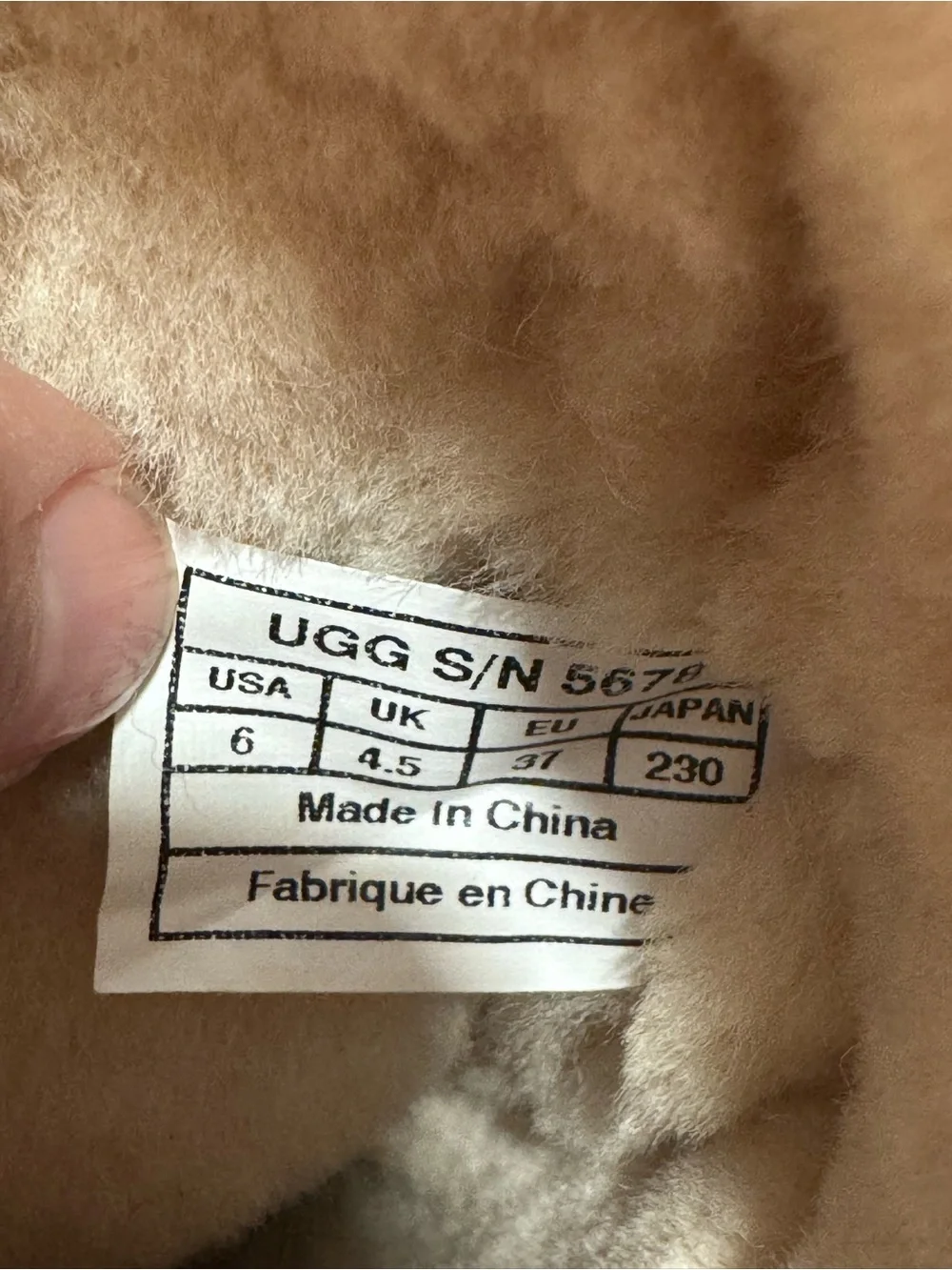 UGG Kensington Women's Brown Leather & Shearling Boots 5678 Size 6 nwot